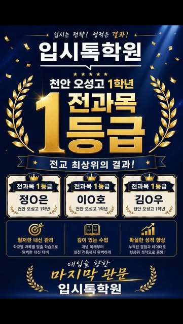 입시톡학원 인스타그램 게시물 4